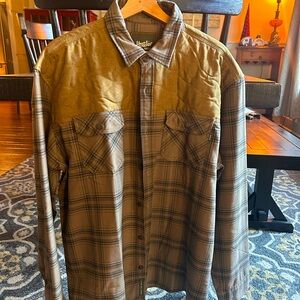 Howler Brothers / Long Sleeve / Flannel Shirt / Brown